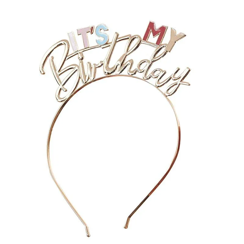 Ginger Ray® Headband It's My Birthday - Image 2
