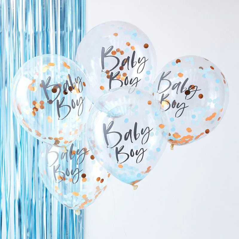 Ginger Ray® Matte Blue Curtain Backdrop Twinkle Twinkle - Image 3
