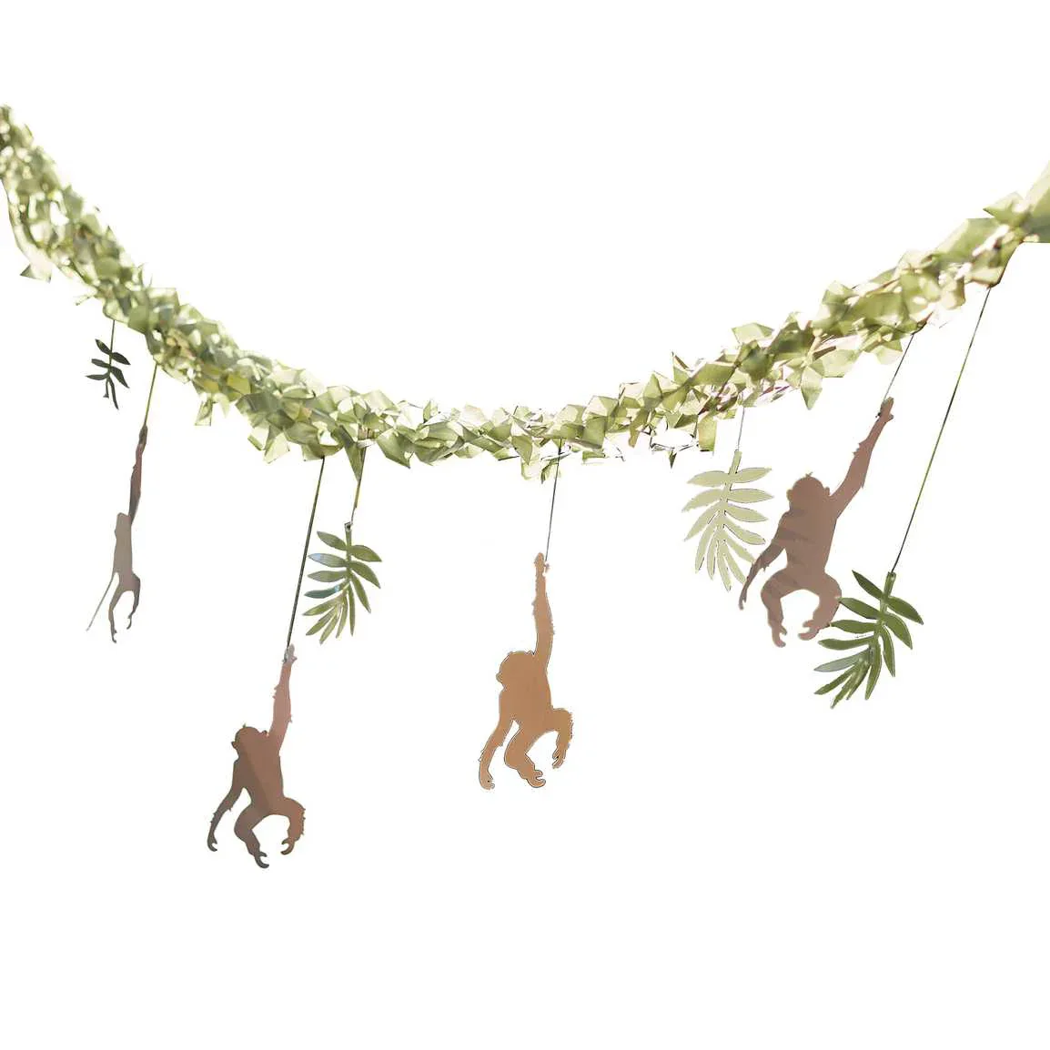 Ginger Ray® Monkey & Leaf Jungle Bunting Backdrop - Image 2