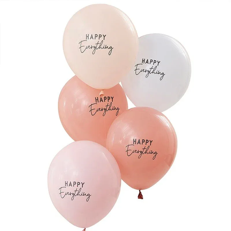 Ginger Ray® Muted Pastel Balloons Happy Everything - Image 2
