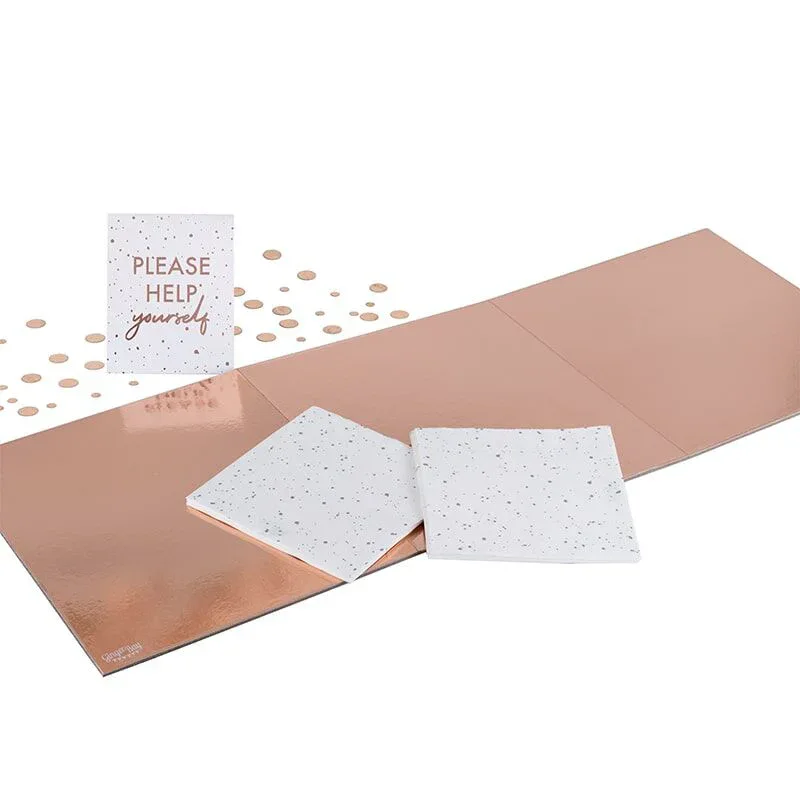Ginger Ray® Grazing Table Mix It Up Rose Gold 8 pcs - Image 2