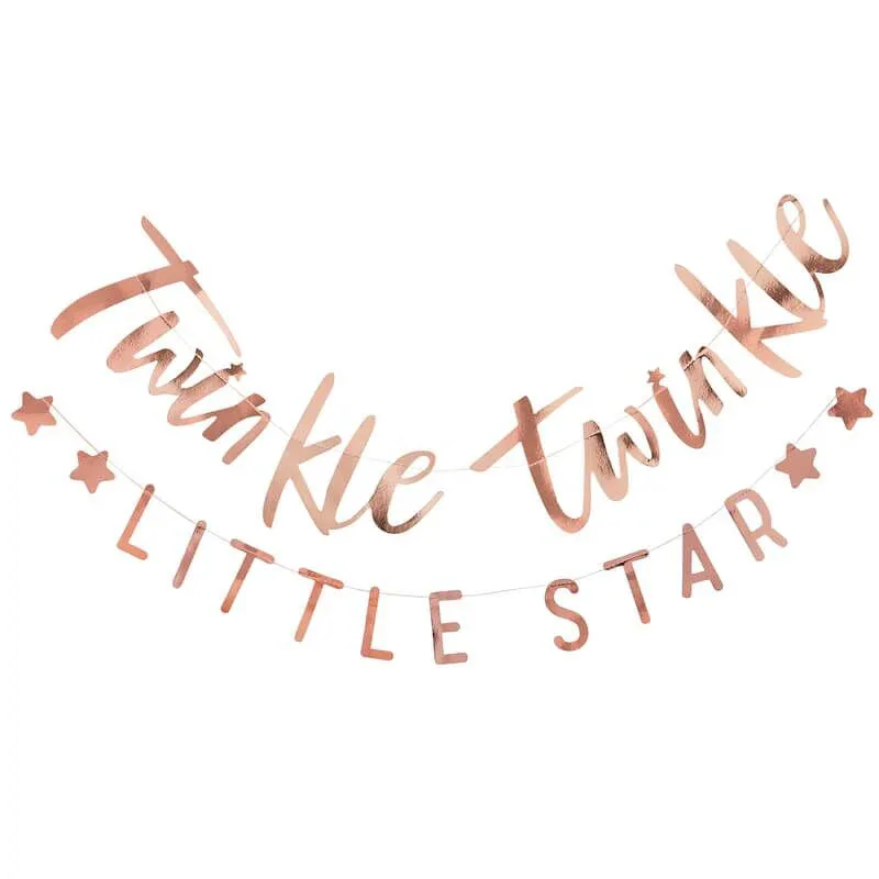 Ginger Ray® Twinkle Twinkle Little Star' Baby Shower Bunting - Image 2