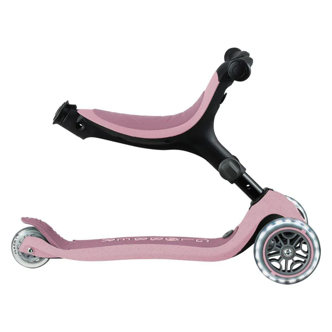 Globber® GO UP  Active ECO Foldable Scooter with Light-Up Wheels Berry - Image 10