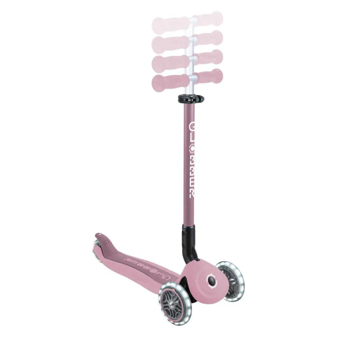 Globber® GO UP  Active ECO Foldable Scooter with Light-Up Wheels Berry - Image 11