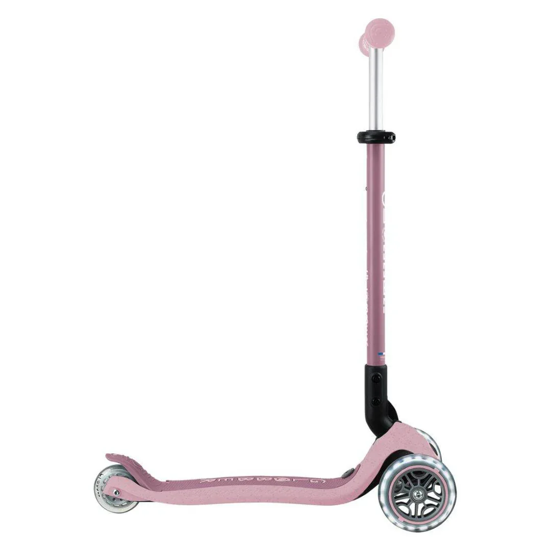 Globber® GO UP  Active ECO Foldable Scooter with Light-Up Wheels Berry - Image 14
