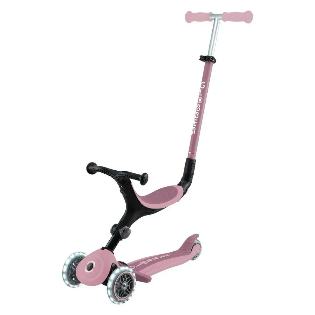 Globber® GO UP  Active ECO Foldable Scooter with Light-Up Wheels Berry - Image 5