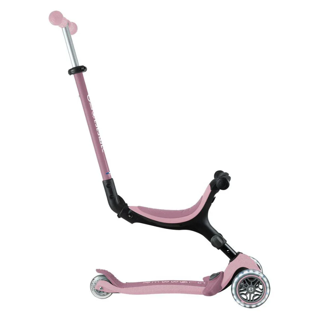 Globber® GO UP  Active ECO Foldable Scooter with Light-Up Wheels Berry - Image 6