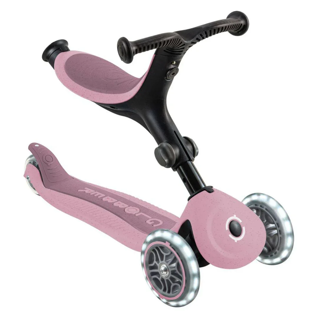 Globber® GO UP  Active ECO Foldable Scooter with Light-Up Wheels Berry - Image 8