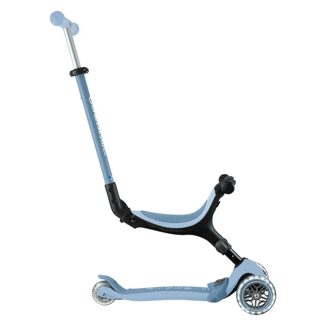 Globber® GO UP  Active ECO Foldable Scooter with Light-Up Wheels Blueberry - Image 6