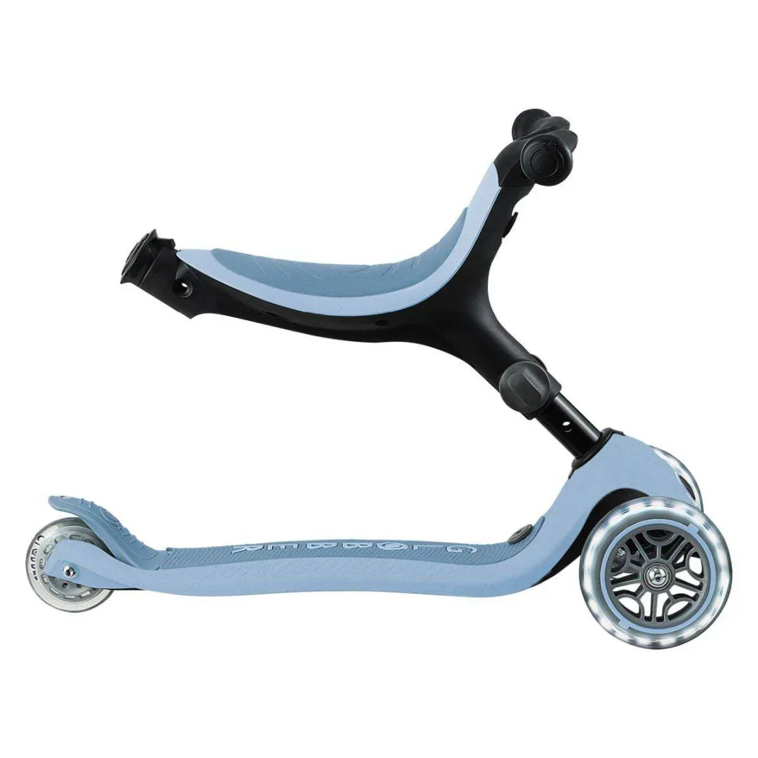 Globber® GO UP  Active ECO Foldable Scooter with Light-Up Wheels Blueberry - Image 9