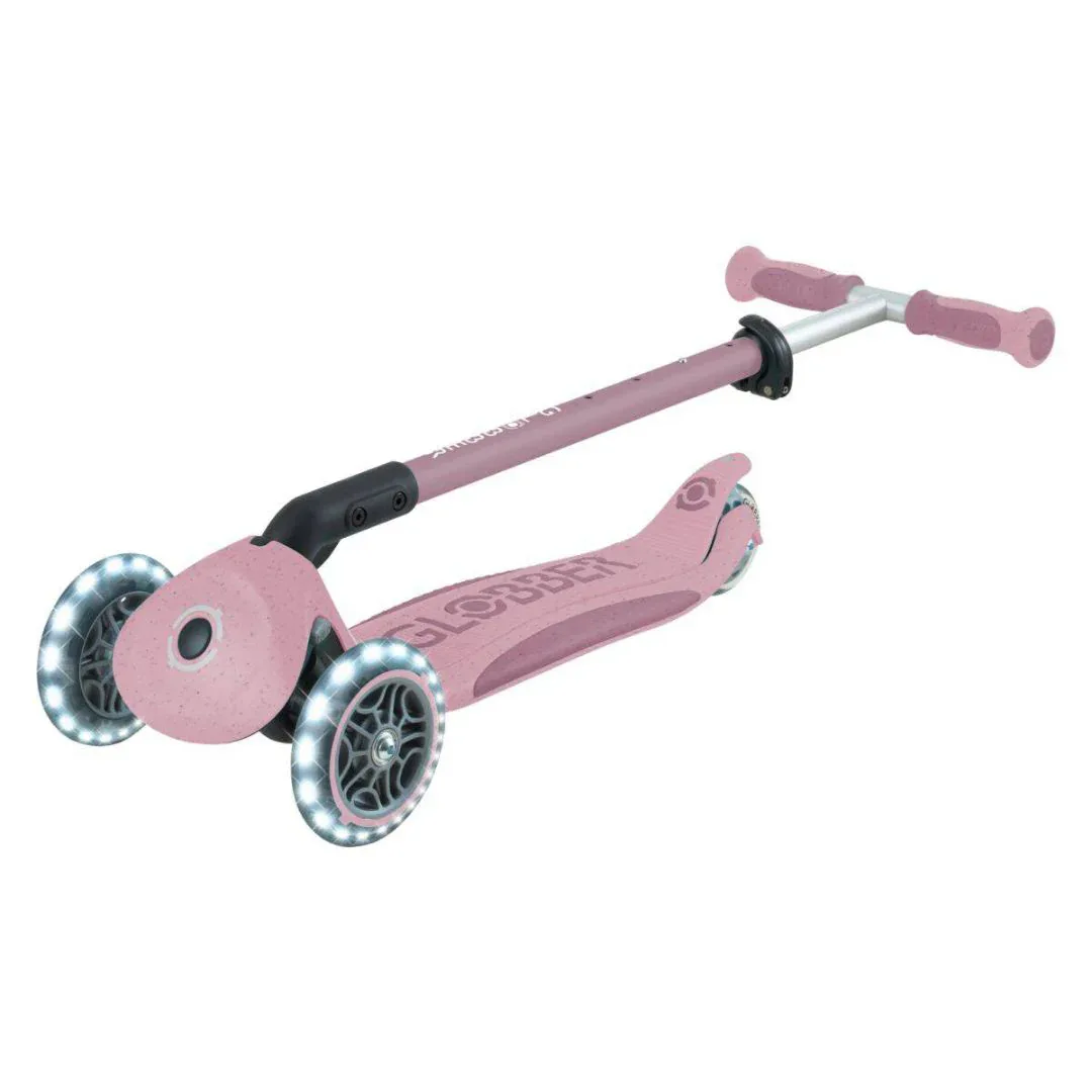 Globber® GO UP deluxe 360° Foldable Scooter with Light-Up Wheels Berry - Image 12