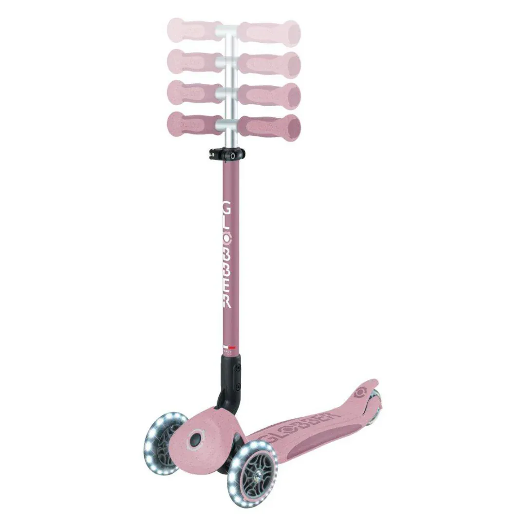 Globber® GO UP deluxe 360° Foldable Scooter with Light-Up Wheels Berry - Image 14