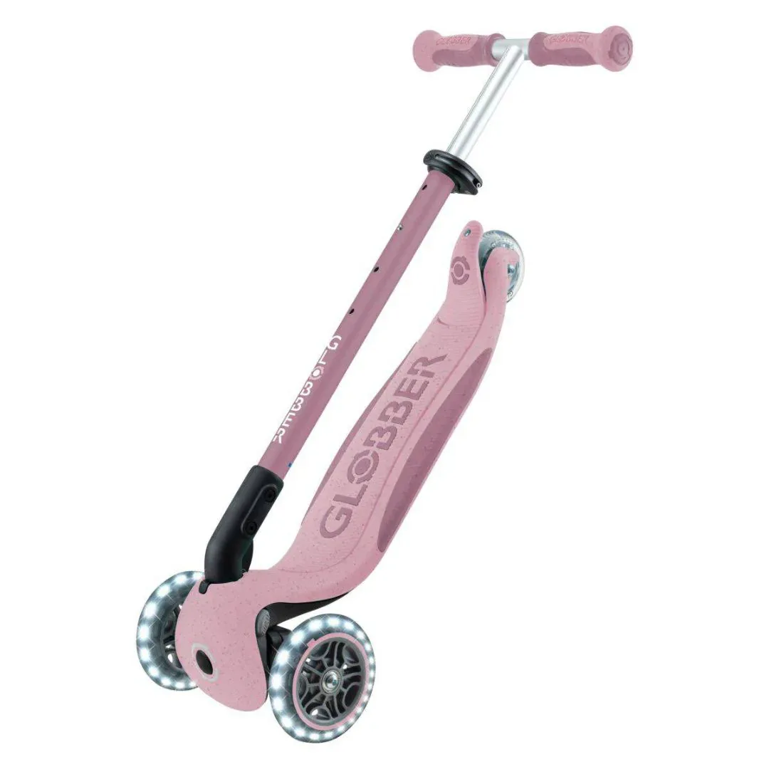 Globber® GO UP deluxe 360° Foldable Scooter with Light-Up Wheels Berry - Image 18