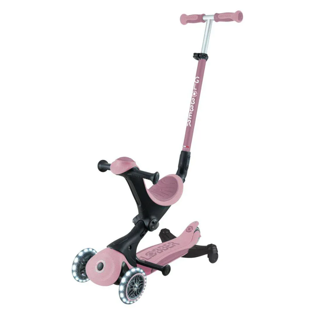 Globber® GO UP deluxe 360° Foldable Scooter with Light-Up Wheels Berry - Image 3
