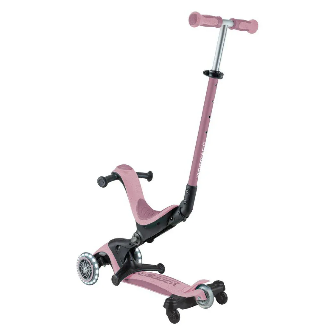 Globber® GO UP deluxe 360° Foldable Scooter with Light-Up Wheels Berry - Image 4