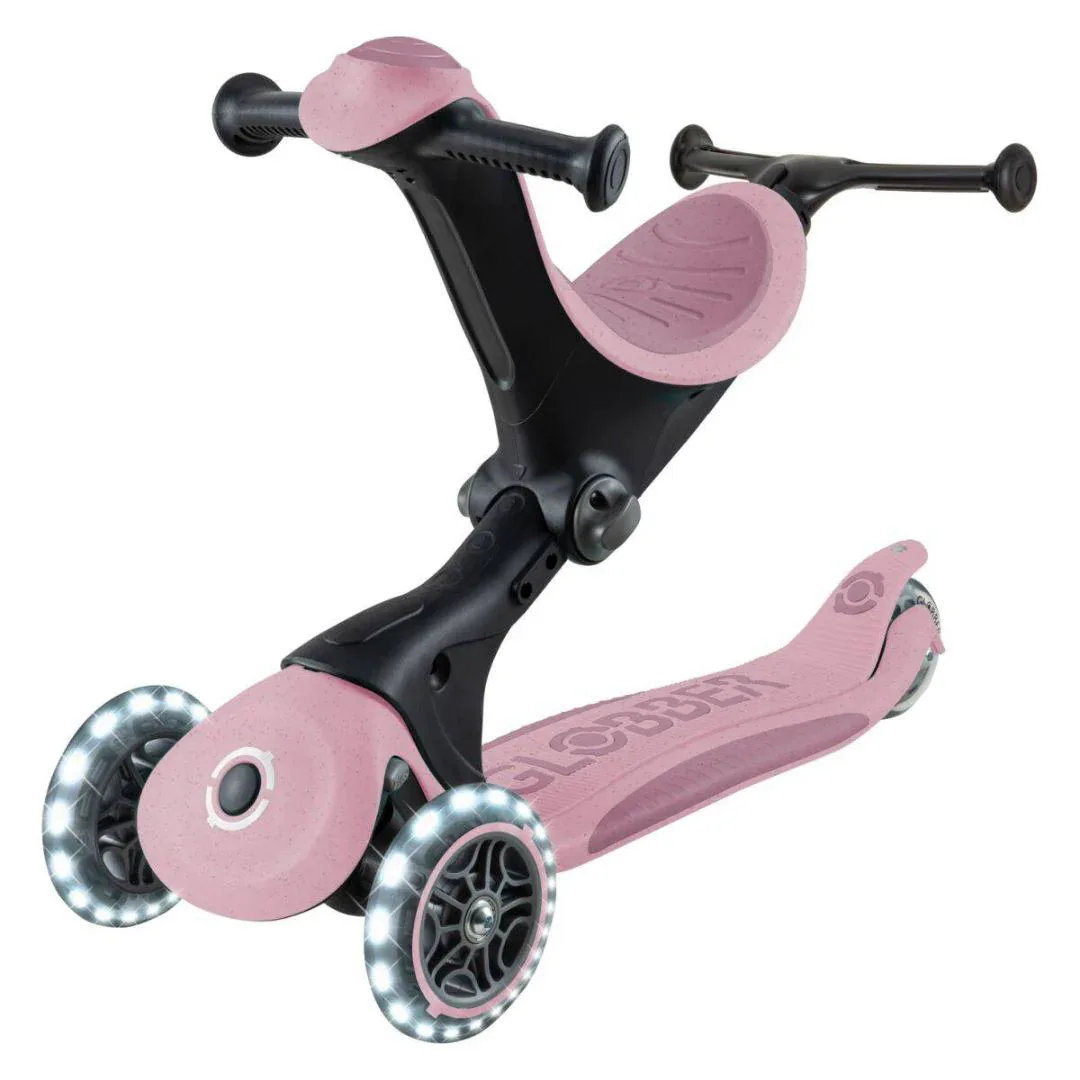 Globber® GO UP deluxe 360° Foldable Scooter with Light-Up Wheels Berry - Image 8
