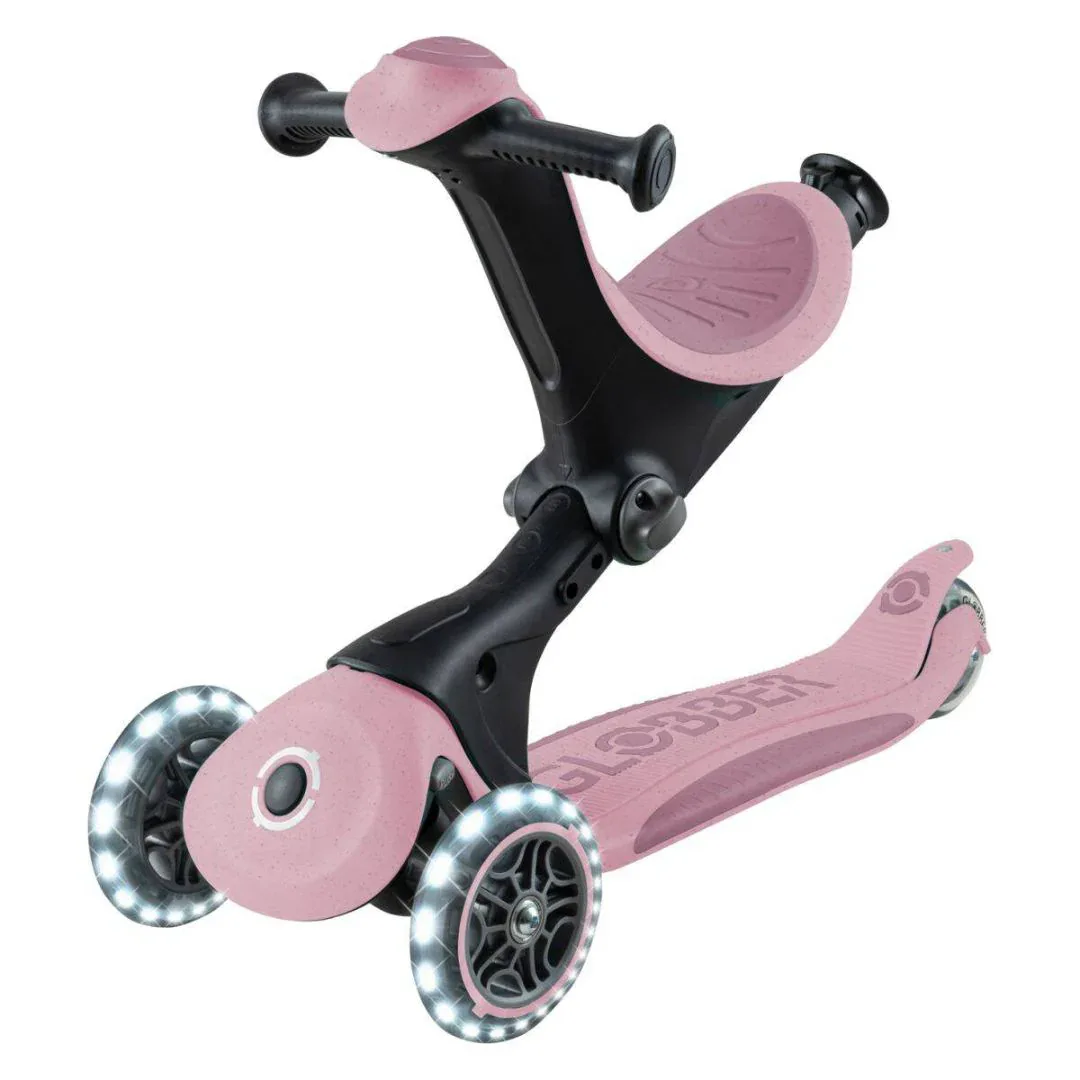 Globber® GO UP deluxe 360° Foldable Scooter with Light-Up Wheels Berry - Image 9