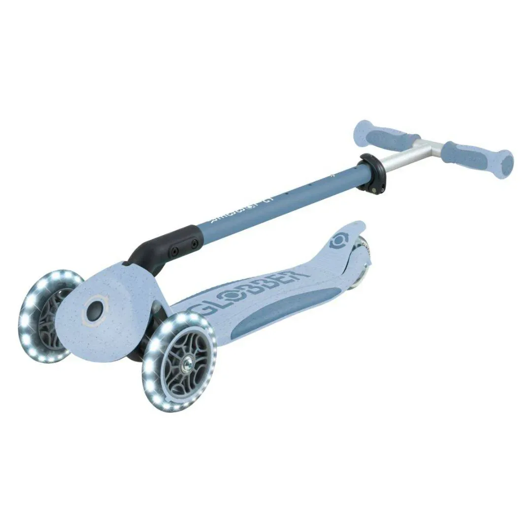 Globber® GO UP deluxe 360° Foldable Scooter with Light-Up Wheels Blueberry - Image 15