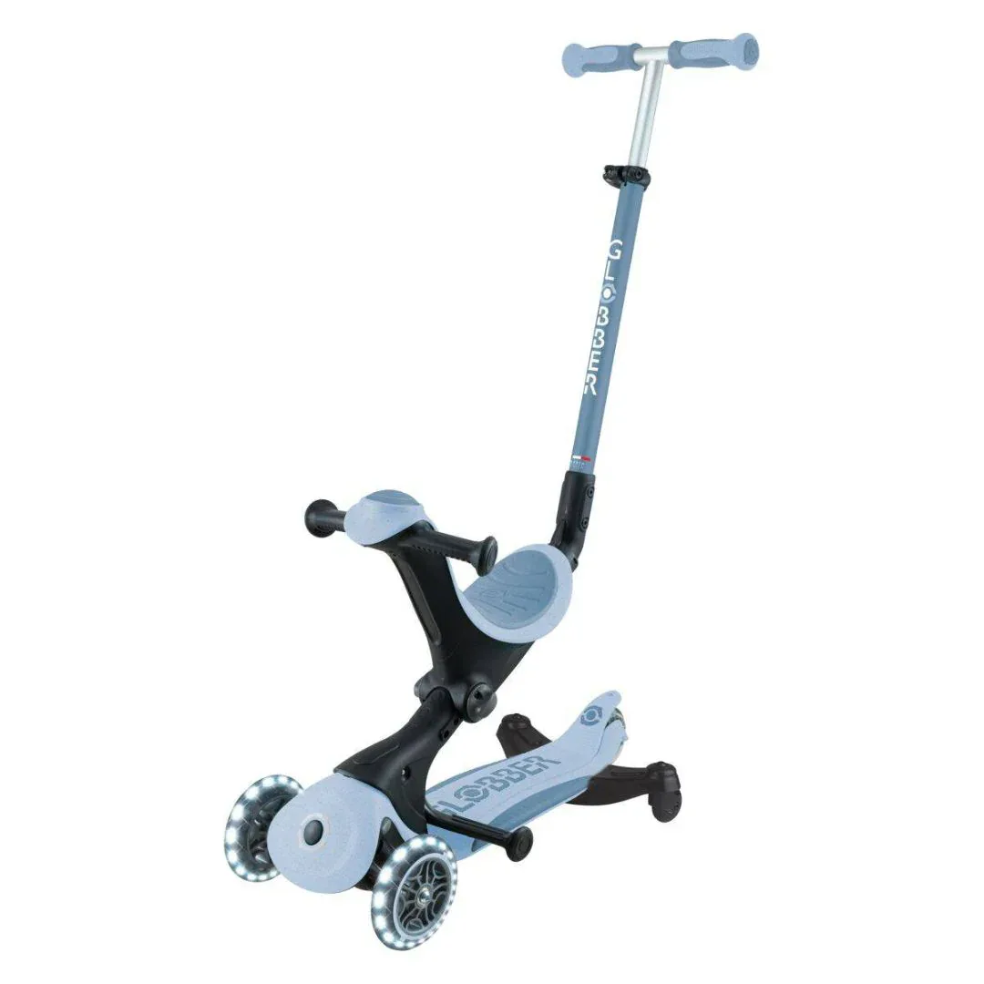 Globber® GO UP deluxe 360° Foldable Scooter with Light-Up Wheels Blueberry - Image 3