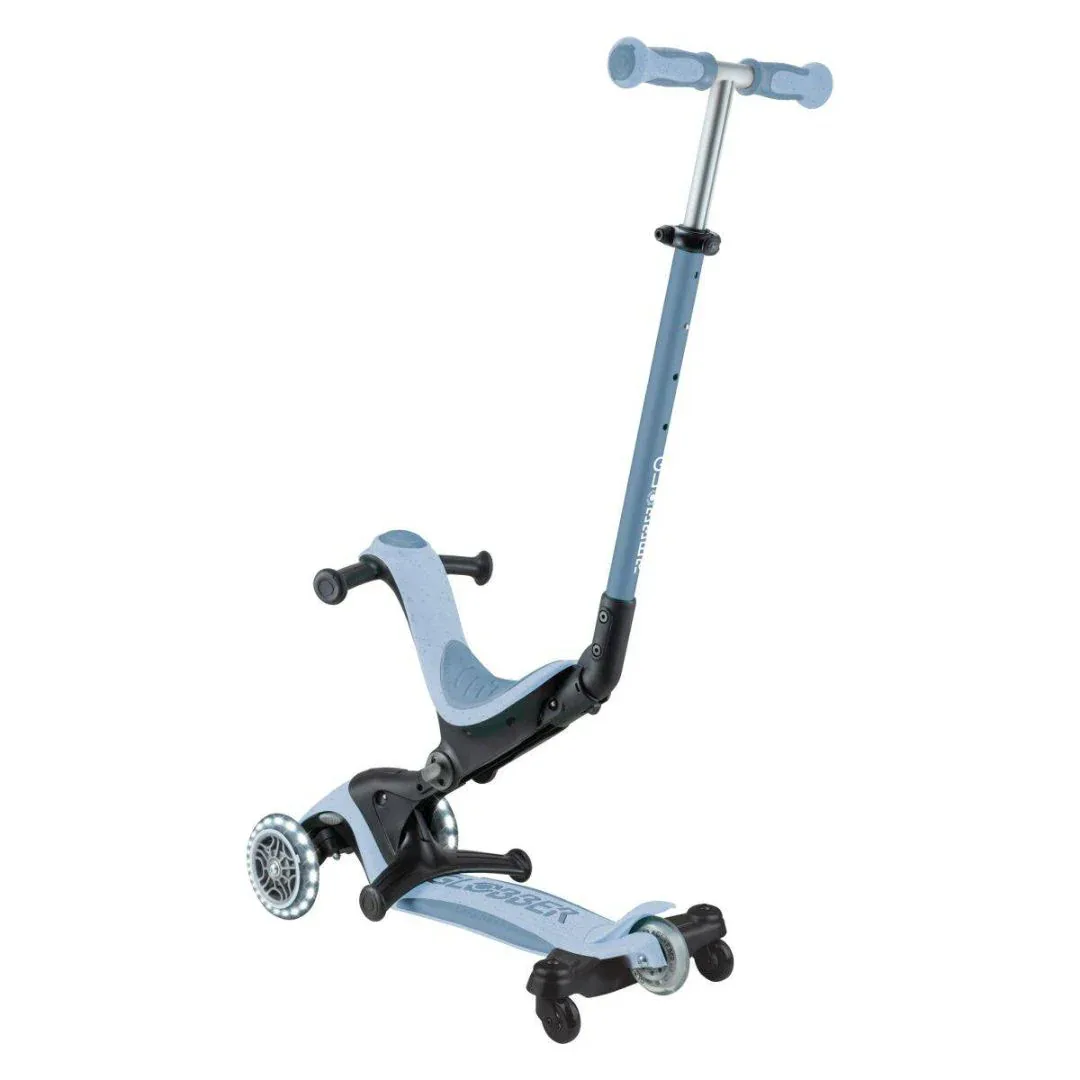 Globber® GO UP deluxe 360° Foldable Scooter with Light-Up Wheels Blueberry - Image 4