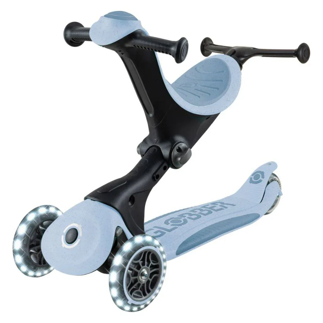 Globber® GO UP deluxe 360° Foldable Scooter with Light-Up Wheels Blueberry - Image 8