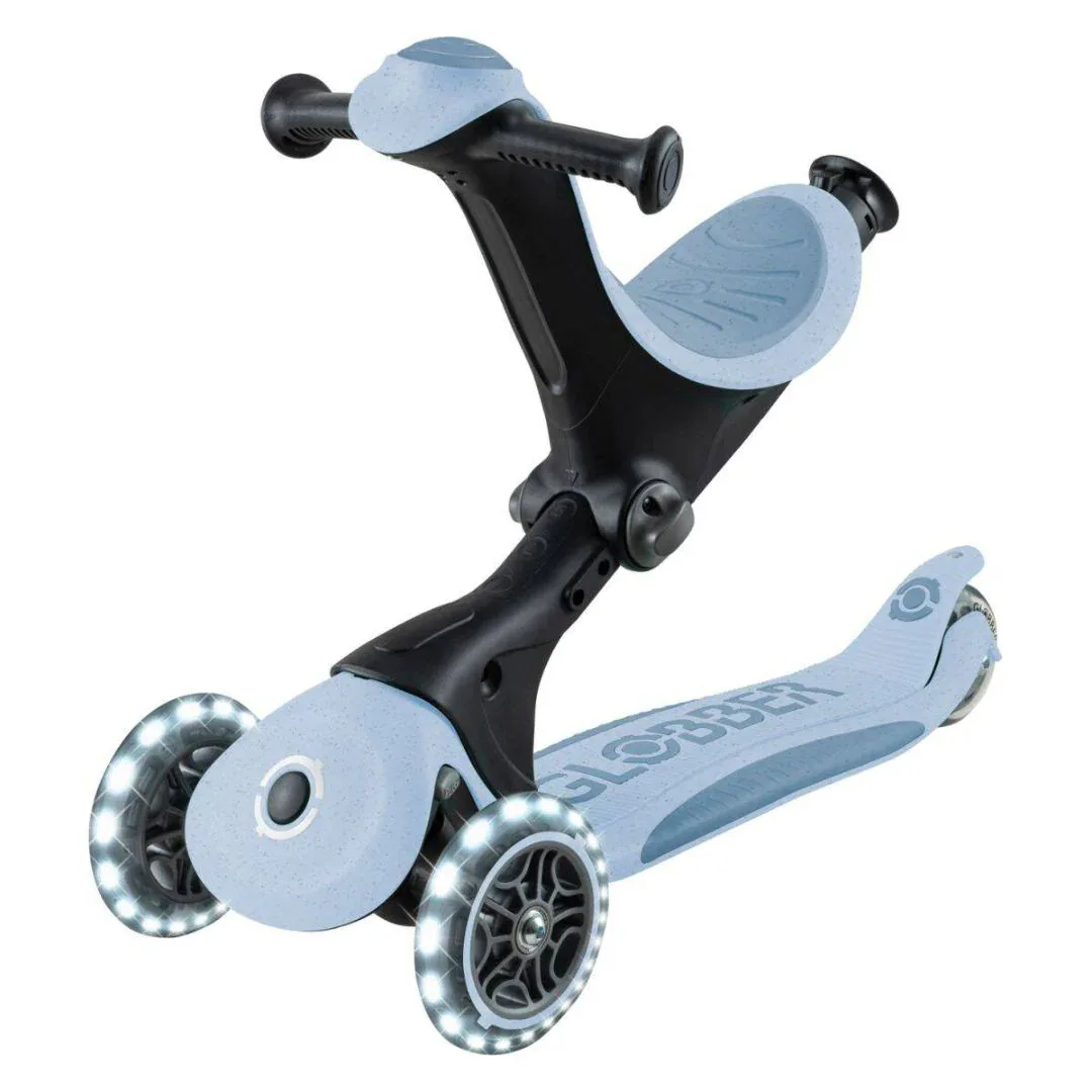 Globber® GO UP deluxe 360° Foldable Scooter with Light-Up Wheels Blueberry - Image 9