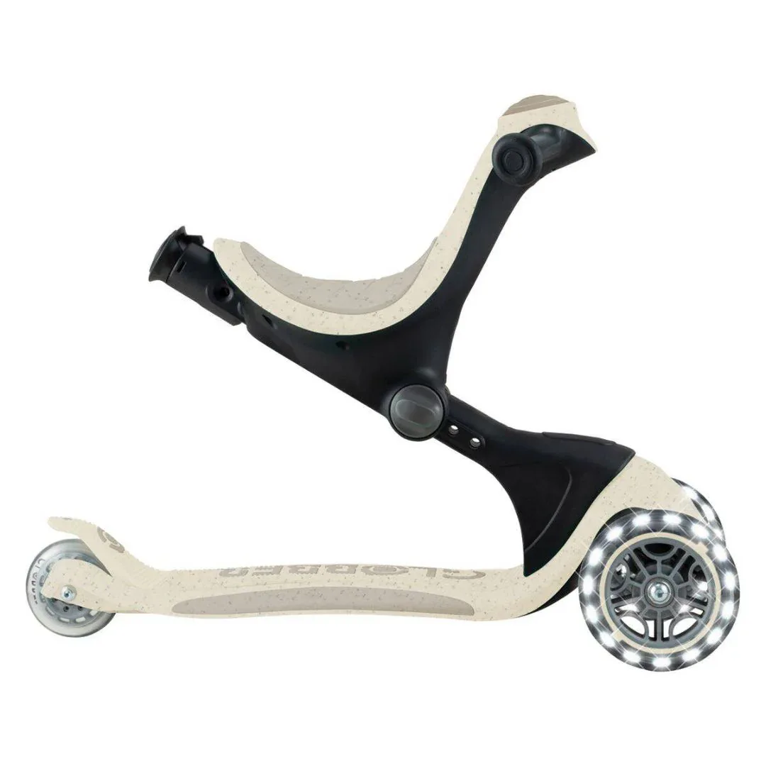 Globber® GO UP deluxe 360° Foldable Scooter with Light-Up Wheels Taupe - Image 10