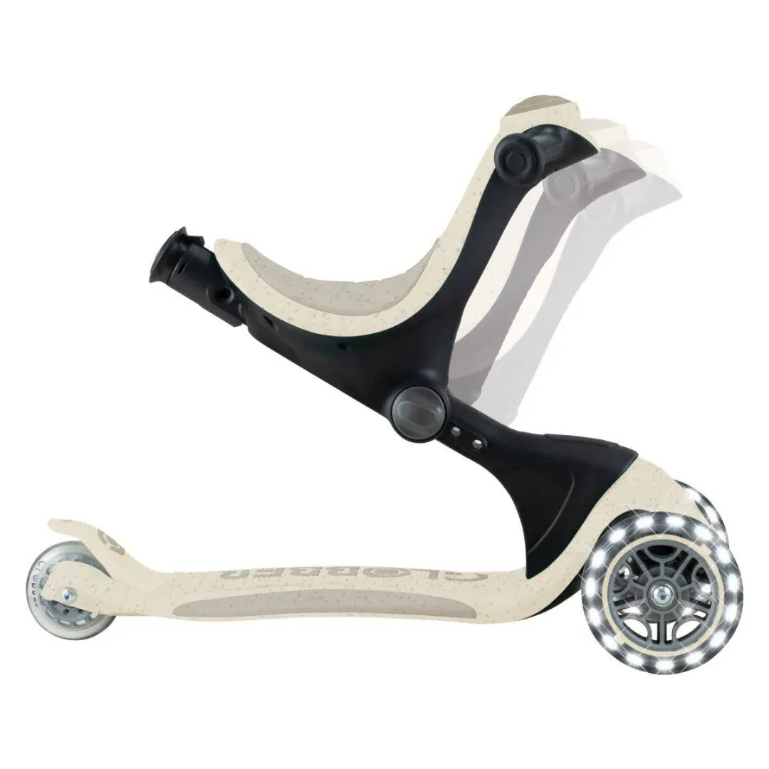 Globber® GO UP deluxe 360° Foldable Scooter with Light-Up Wheels Taupe - Image 11
