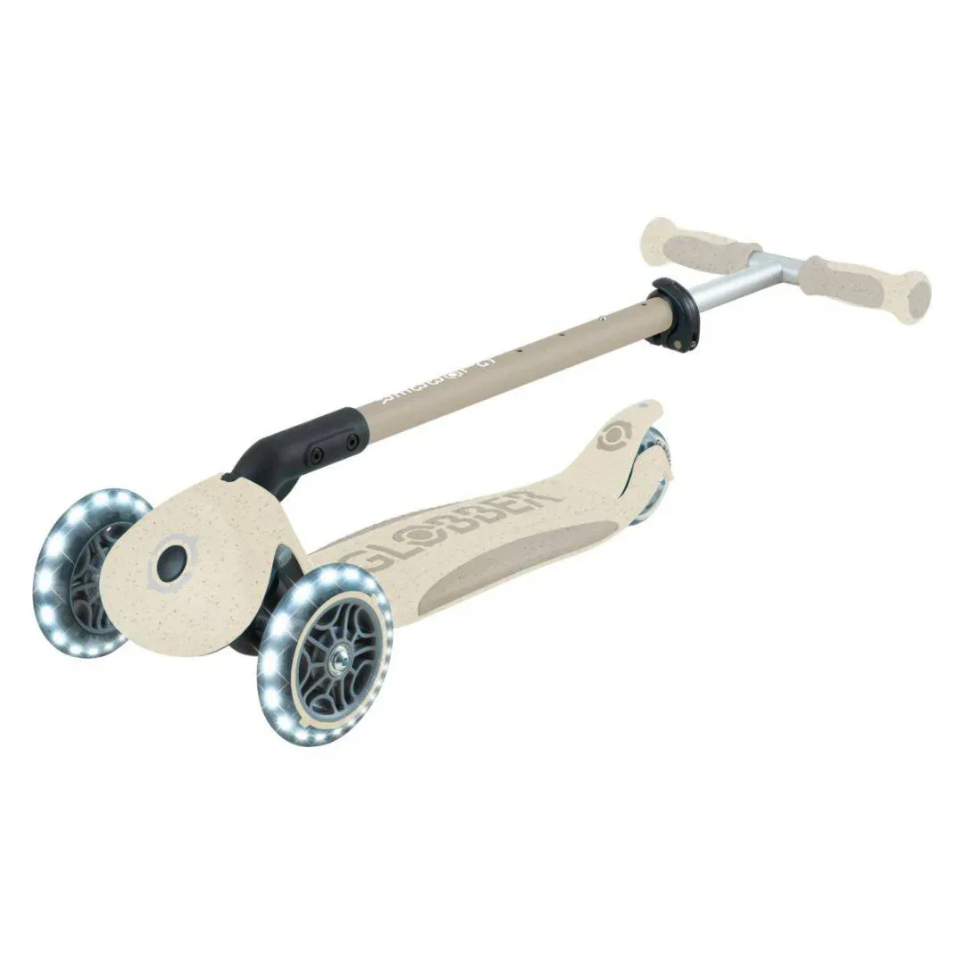 Globber® GO UP deluxe 360° Foldable Scooter with Light-Up Wheels Taupe - Image 13