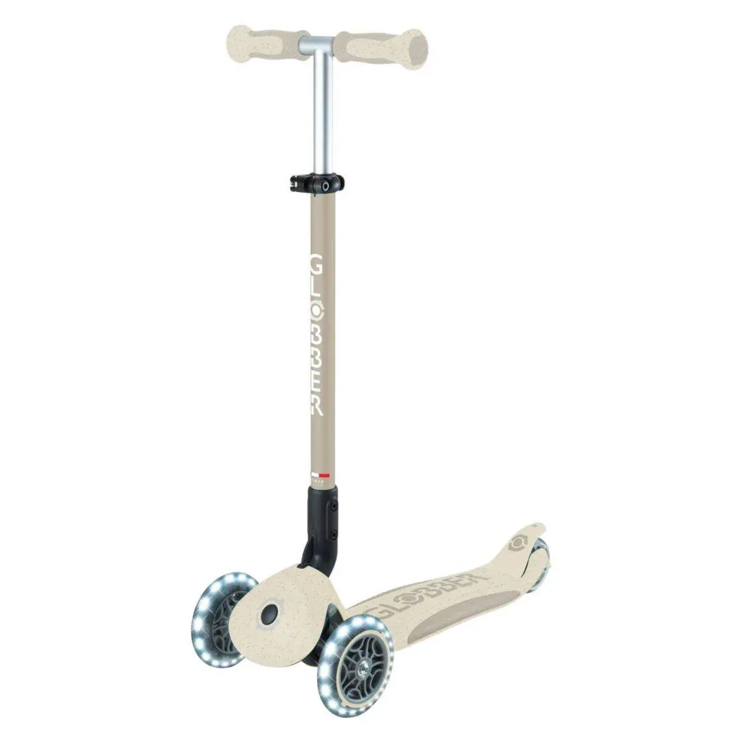 Globber® GO UP deluxe 360° Foldable Scooter with Light-Up Wheels Taupe - Image 14