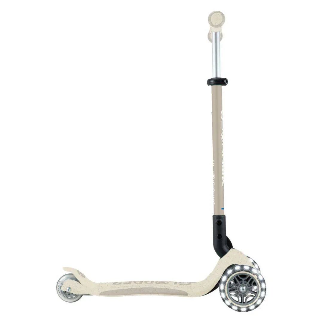 Globber® GO UP deluxe 360° Foldable Scooter with Light-Up Wheels Taupe - Image 17