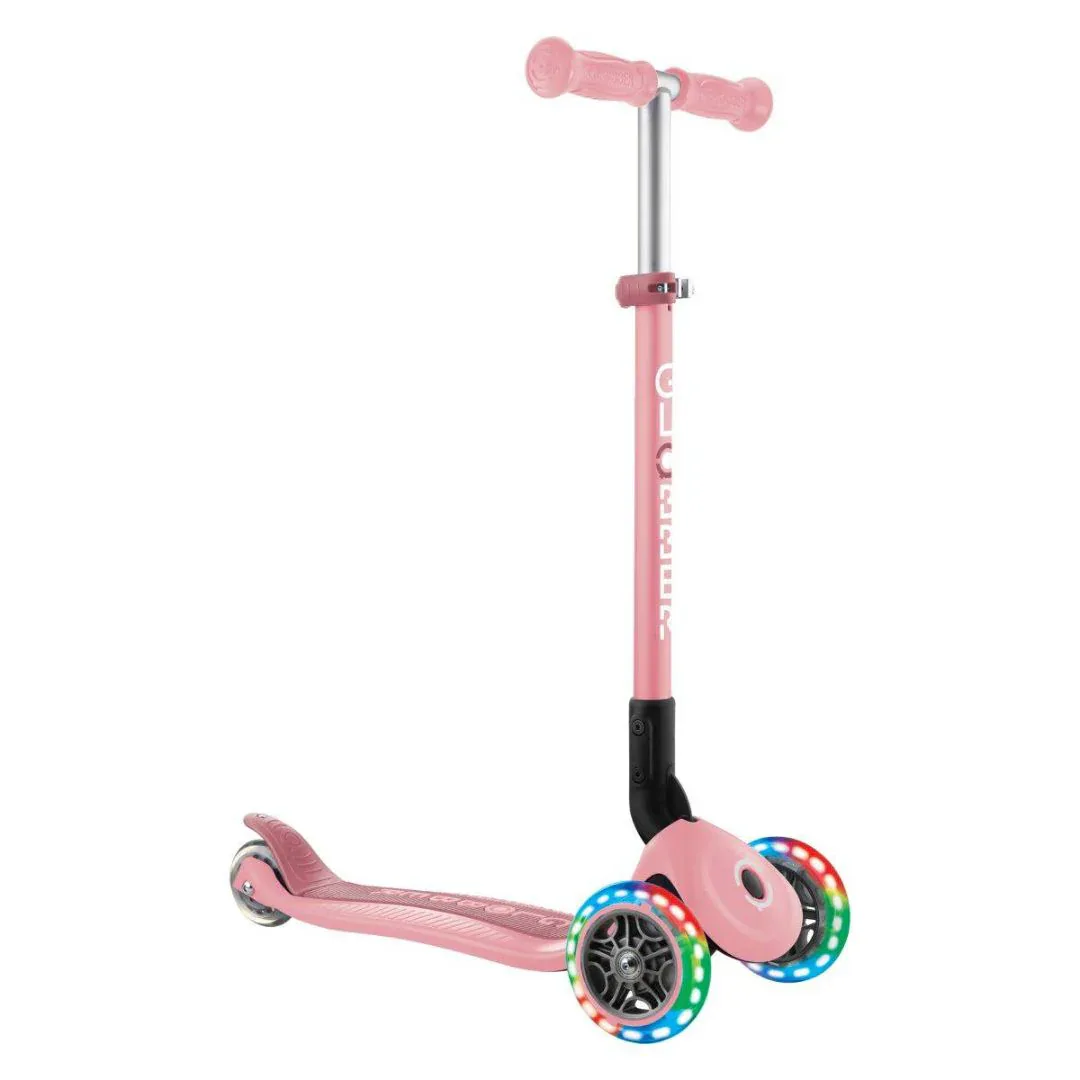 Globber® Primo Scooter with Light-Up Wheels Pastel Pink