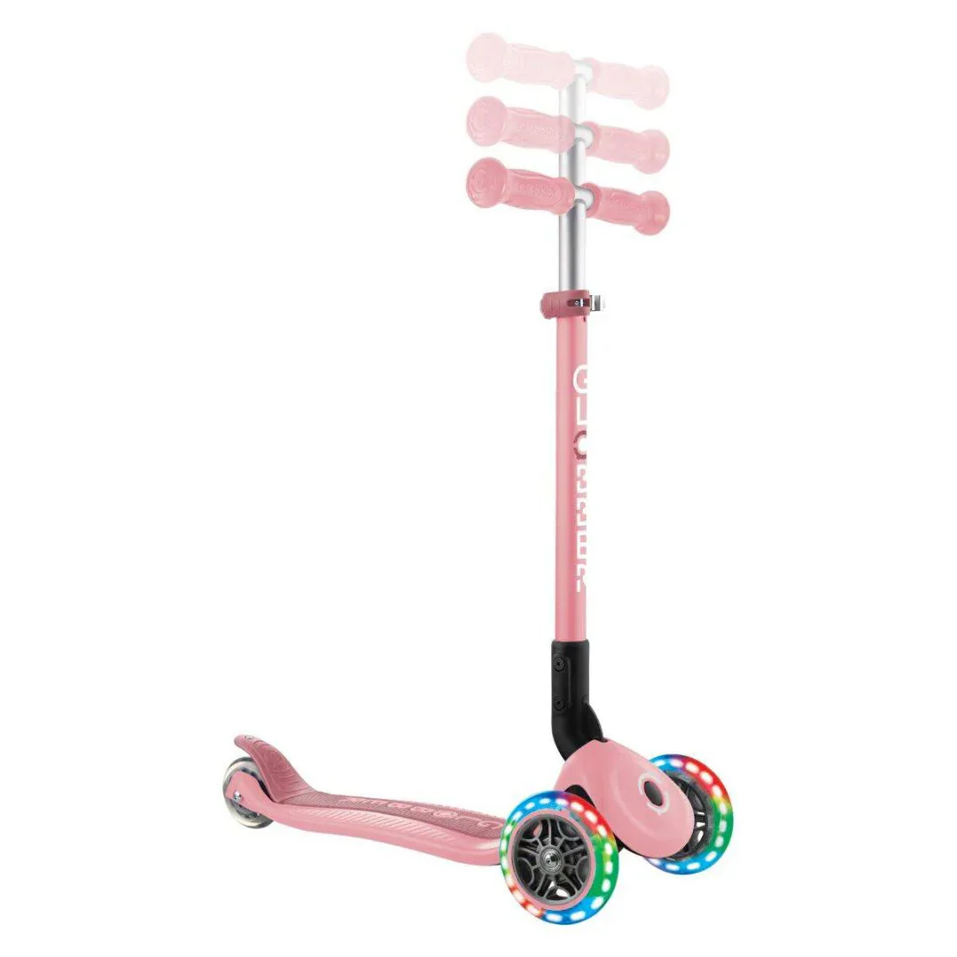Globber® Primo Scooter with Light-Up Wheels Pastel Pink - Image 2