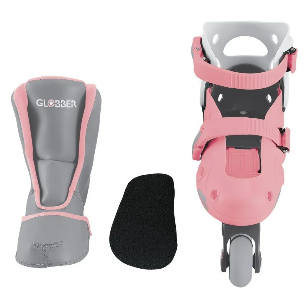 Globber® Roller Skates Learning 2in1 S/M: 30-33 Pastel Pink - Image 5