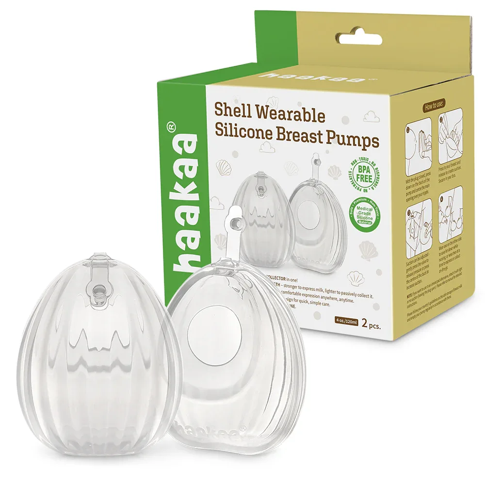 Haakaa® Shell Wearable Silicone Pump 120ml - Image 2