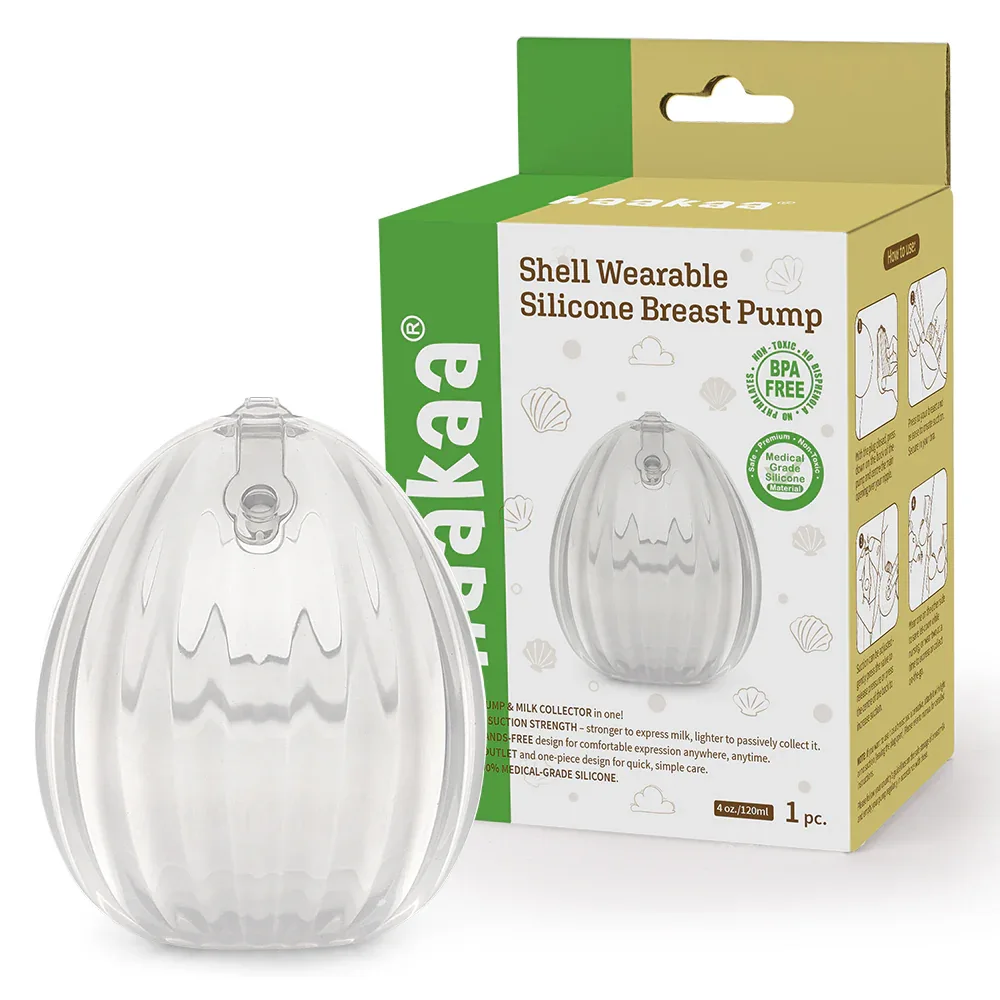 Haakaa® Shell Wearable Silicone Pump 120ml - Image 4