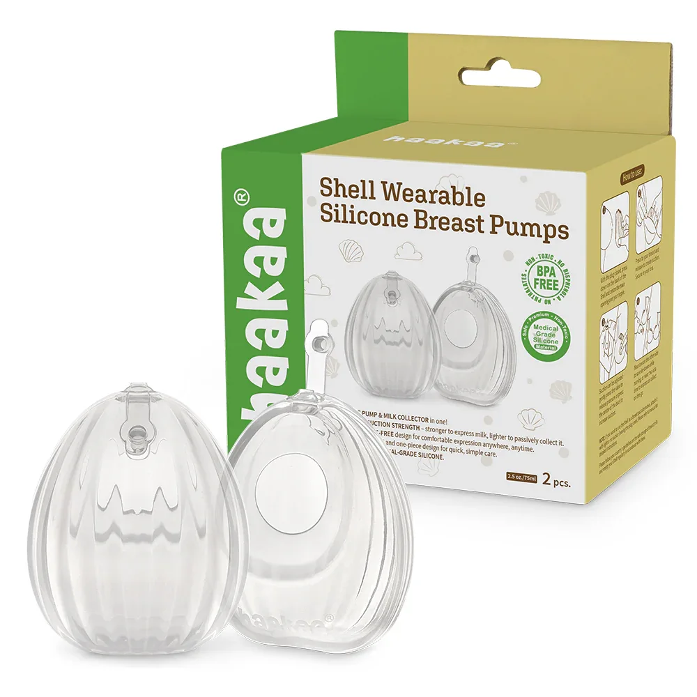 Haakaa® Shell Wearable Silicone Pump 75ml - Image 2