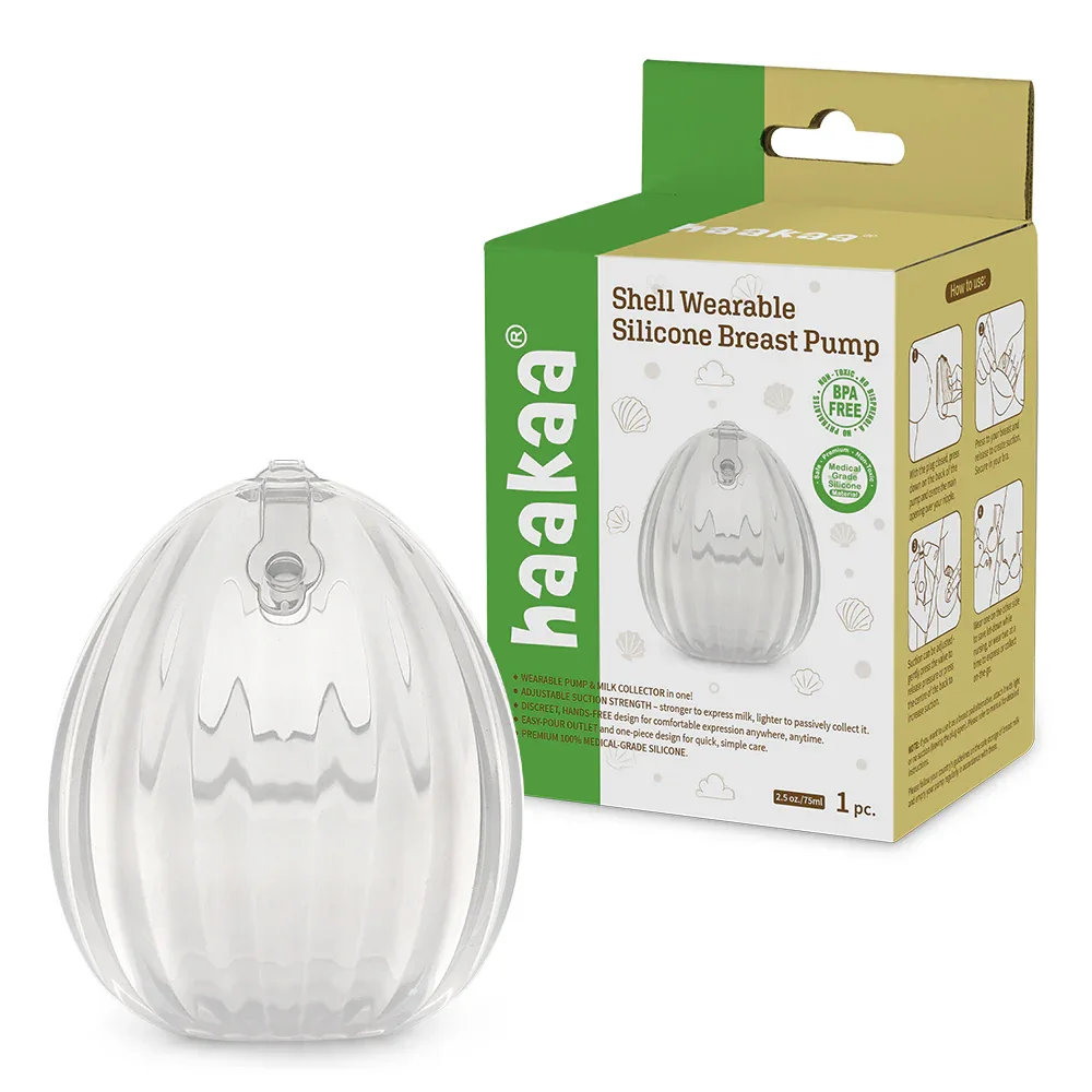 Haakaa® Shell Wearable Silicone Pump 75ml - Image 5