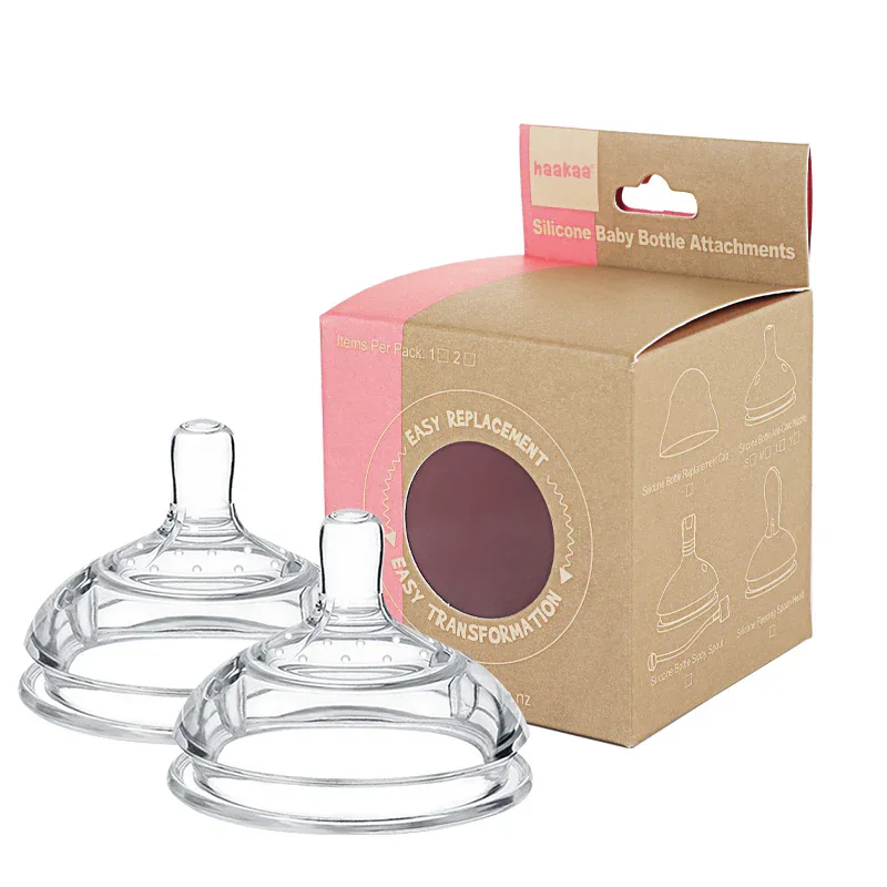 Haakaa® Silicone Bottle Anti-Colic Nipple Generation 3 (S) - Image 2