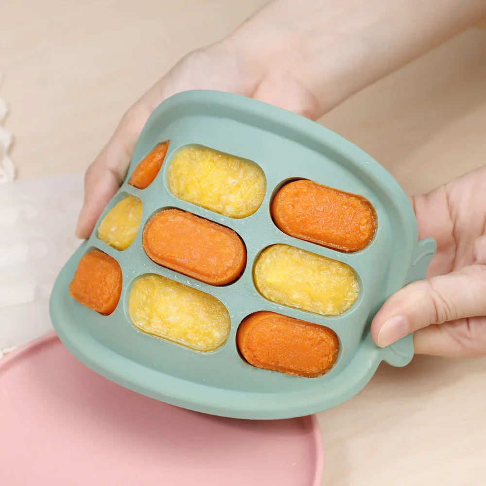 Haakaa® Silicone Nibble Tray Pineapple Tangerine - Image 2