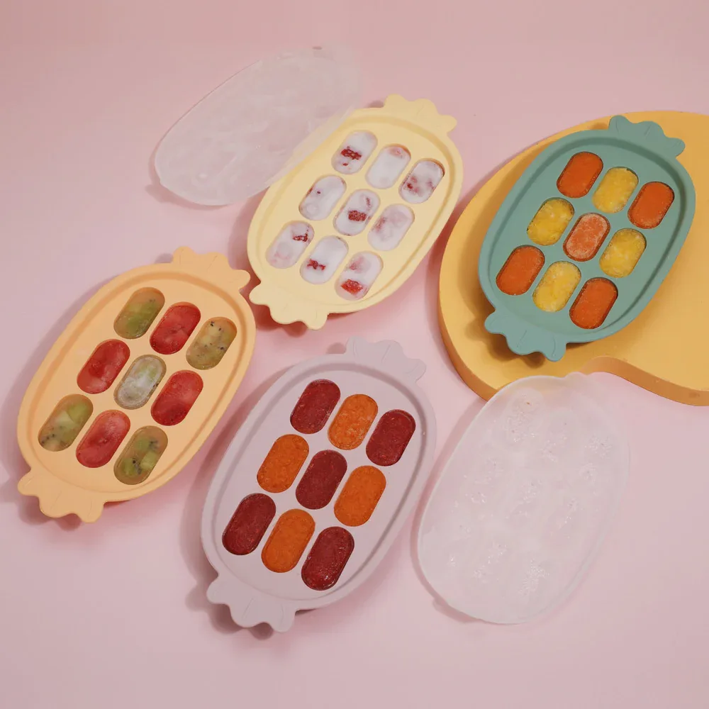 Haakaa® Silicone Nibble Tray Pineapple Tangerine - Image 5