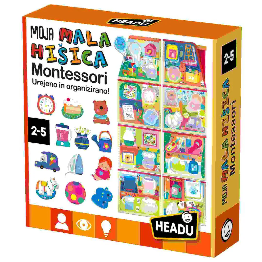 Headu® Montessori Moja mala hišica SLO
