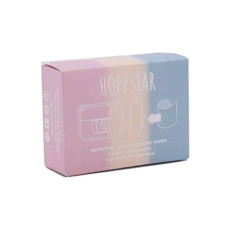 Hoppstar® Paper roll refill 3 pcs Pastel - Image 3