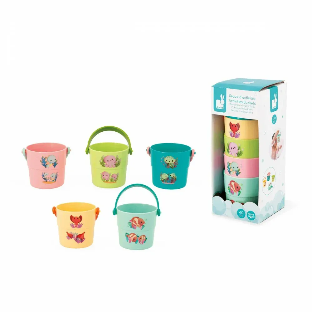 Janod® Bath Cups My Baby Animals - Image 4