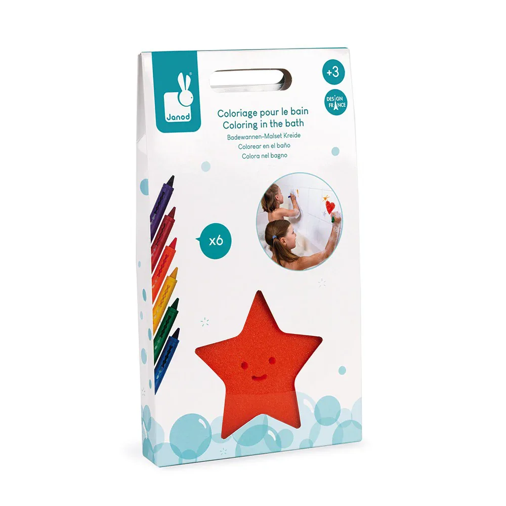 Janod® Bathcrayons with sponge - Image 4
