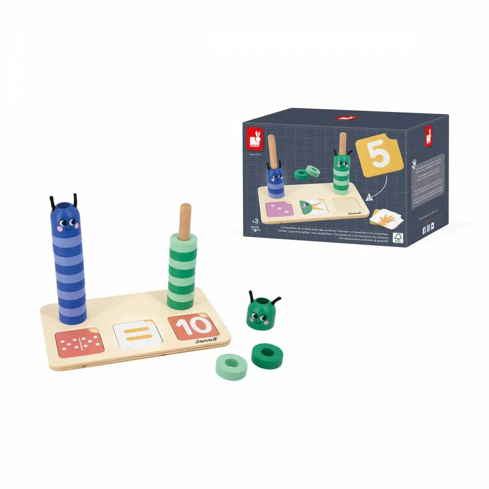 Janod® Educational Caterpillar - Image 6