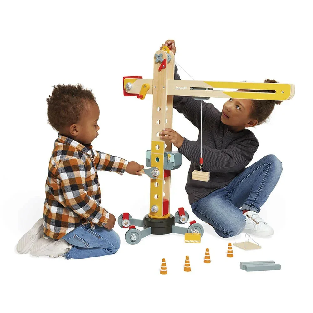 Janod® Large Wooden Crane - Image 10