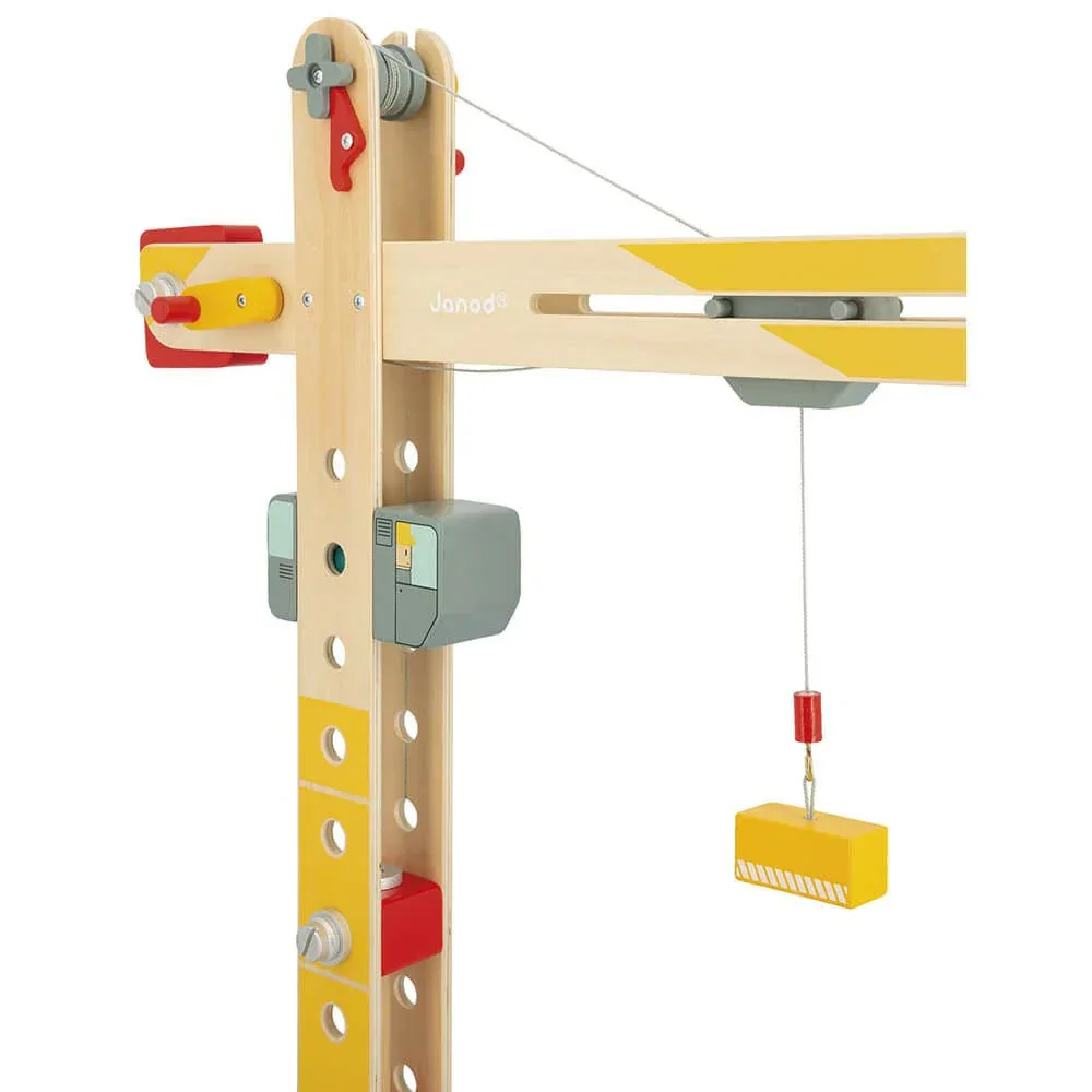 Janod® Large Wooden Crane - Image 3