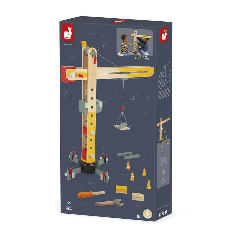 Janod® Large Wooden Crane - Image 7