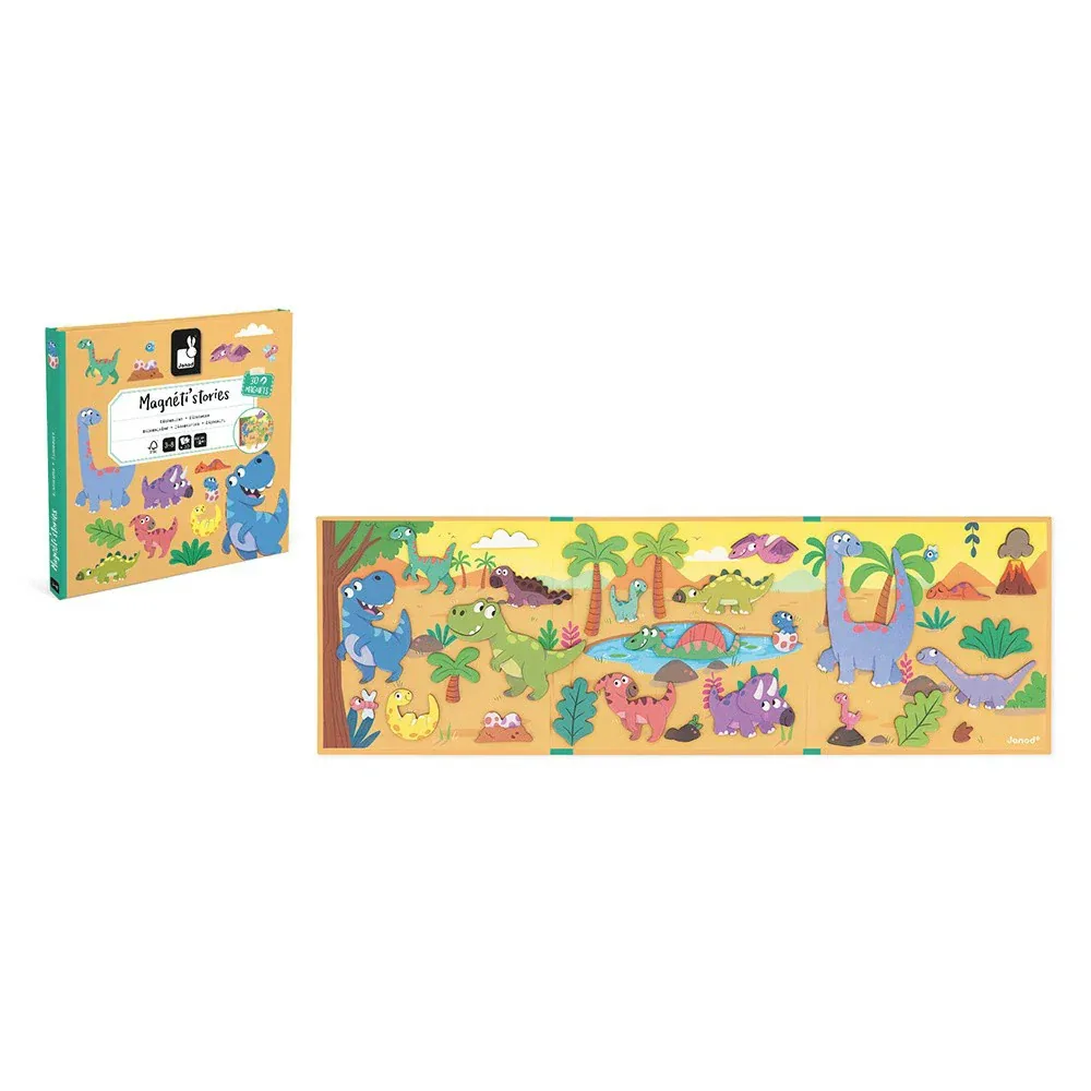 Janod® Magnetic Book Dinosaurs - Image 7